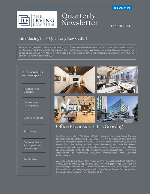 Introducing ILF's Quarterly Newsletter